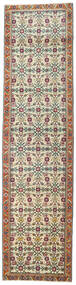  Oriental Tabriz Patina Rug 83X327 Runner
 Grey/Beige Wool, Persia/Iran Carpetvista