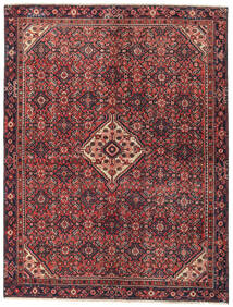 Hamadan Patina Rug 147X195 Red/Dark Grey Wool, Persia/Iran Carpetvista