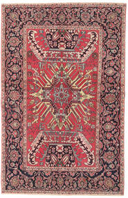  Persischer Maschad Patina Teppich 145X223 Rot/Orange Carpetvista