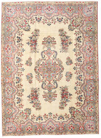  Kerman Patina Rug 215X297 Persian Wool Beige/Orange Carpetvista