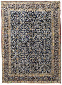  Oriental Kerman Patina Rug 287X400 Grey/Black Large Wool, Persia/Iran Carpetvista