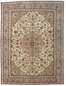 Kashmar Patina Teppich 295X390 Braun/Beige Großer Wolle, Persien/Iran Carpetvista