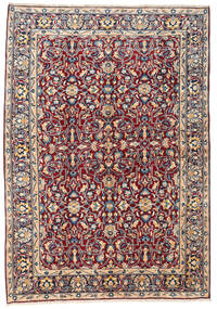  167X236 Kerman Teppich Beige/Rot Persien/Iran Carpetvista