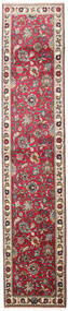  Persischer Täbriz Teppich 83X395 Rot/Orange Carpetvista