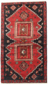 125X215 絨毯 クラルダシュト オリエンタル レッド/ダークレッド (ウール, ペルシャ/イラン) Carpetvista