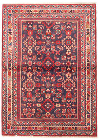  Oriental Lillian Rug 112X155 Red/Dark Purple Wool, Persia/Iran Carpetvista