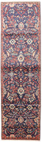  Orientalischer Sarough Teppich 87X307 Läufer Rot/Grau Wolle, Persien/Iran Carpetvista