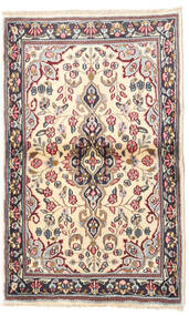 90X140 Tapete Oriental Kerman Bege/Vermelho (Lã, Pérsia/Irão) Carpetvista