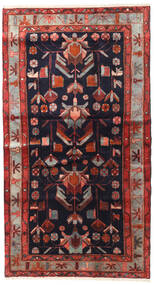  Hamadan Rug 120X215 Persian Wool Red/Dark Purple Small Carpetvista