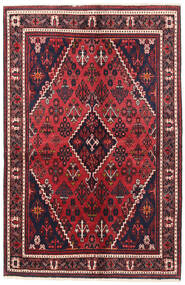  135X200 Joshaghan Rug Red/Dark Grey Persia/Iran Carpetvista