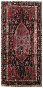  Persian Hamadan Rug 132X275 Dark Red/Red Carpetvista