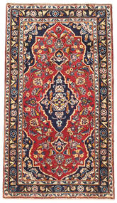  Orientalisk Keshan Matta 81X142 Röd/Beige Ull, Persien/Iran Carpetvista
