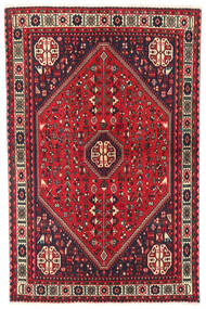 Tapis Abadeh 96X152 Rouge/Gris Foncé (Laine, Perse/Iran)
