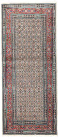  84X195 Moud Teppich Läufer Grau/Rot Persien/Iran Carpetvista
