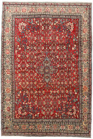  Persischer Zanjan Teppich 208X303 Rot/Orange (Wolle, Persien/Iran)