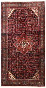  Hosseinabad Tapete 140X266 Persa Lã Vermelho Escuro/Vermelho Pequeno Carpetvista