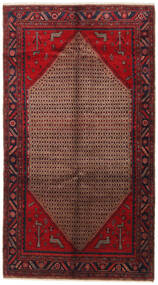 Tapete Persa Songhor 154X275 Vermelho Escuro/Castanho (Lã, Pérsia/Irão)