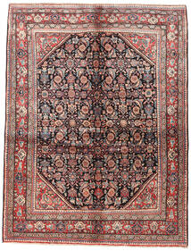 162X210 Tappeto Orientale Saruk Rosso/Grigio (Lana, Persia/Iran) Carpetvista