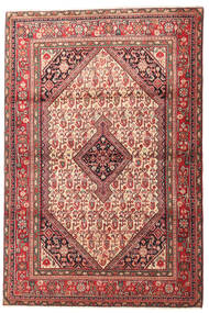 107X162 Tappeto Orientale Jozan Rosso/Arancione (Lana, Persia/Iran) Carpetvista
