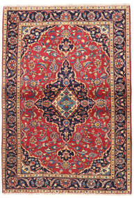  Oosters Keshan Vloerkleed 107X155 Rood/Beige Wol, Perzië/Iran Carpetvista
