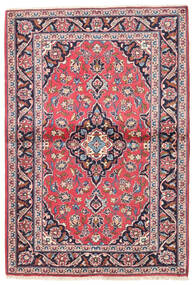 Keshan Teppe 100X148 Rød/Grå Ull, Persia/Iran Carpetvista