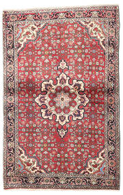 Zanjan Teppich 96X150 Rot/Beige Wolle, Persien/Iran Carpetvista