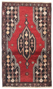  Persischer Saveh Teppich 76X130 Rot/Dunkelrot Carpetvista