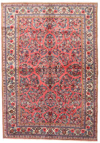 165X230 Sarough Matta Orientalisk Röd/Beige (Ull, Persien/Iran) Carpetvista