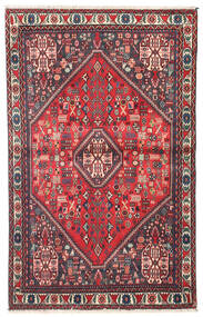  92X150 Abadeh Vloerkleed Rood/Donkerrood Perzië/Iran Carpetvista