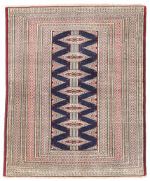  Turkaman Rug 98X117 Persian Wool Beige/Red Small Carpetvista