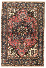  Persian Heriz Rug 105X155 Brown/Dark Red Carpetvista