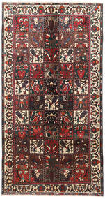 絨毯 バクティアリ 155X290 廊下 カーペット レッド/茶色 (ウール, ペルシャ/イラン)
