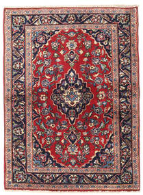 96X132 Keshan Matta Orientalisk Röd/Mörkrosa (Ull, Persien/Iran) Carpetvista