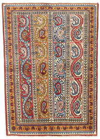 114X159 絨毯 オリエンタル ナジャファバード 茶色/ベージュ (ウール, ペルシャ/イラン) Carpetvista
