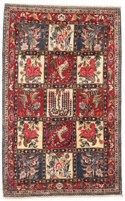  Persisk Bakhtiar Teppe 107X168 Rød/Mørk Rød (Ull, Persia/Iran)