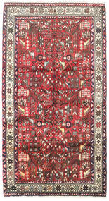  Persisk Rudbar Matta 105X200 Röd/Mörkröd (Ull, Persien/Iran)