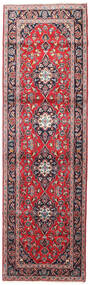 絨毯 オリエンタル カシャン 94X310 廊下 カーペット レッド/グレー (ウール, ペルシャ/イラン)