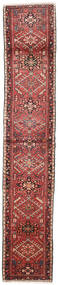  Oosters Heriz Vloerkleed 68X370 Tapijtloper Rood/Donkerrood Wol, Perzië/Iran Carpetvista