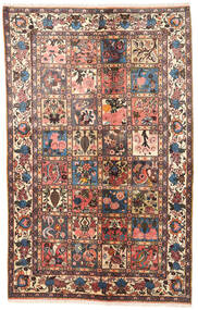 絨毯 バクティアリ 125X200 茶色/オレンジ (ウール, ペルシャ/イラン)