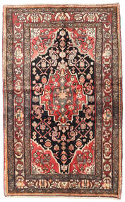  Persischer Hamadan Teppich 130X210 Rot/Orange (Wolle, Persien/Iran)