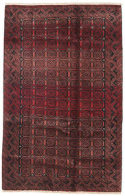 130X180 絨毯 オリエンタル バルーチ 茶色/ダークレッド (ウール, ペルシャ/イラン) Carpetvista