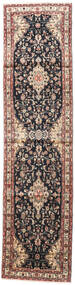 85X350 絨毯 オリエンタル マラバン 廊下 カーペット 茶色/ダークグレー (ウール, ペルシャ/イラン) Carpetvista