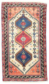 75X135 絨毯 オリエンタル ヤラメー ベージュ/グレー (ウール, ペルシャ/イラン) Carpetvista