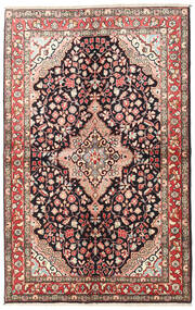  Persischer Jozan Teppich 145X225 Dunkelrot/Rot Carpetvista