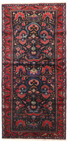  Oriental Saveh Rug 110X230 Dark Grey/Red Wool, Persia/Iran Carpetvista