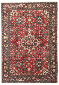 106X153 絨毯 オリエンタル ホセイナバード レッド/茶色 (ウール, ペルシャ/イラン) Carpetvista