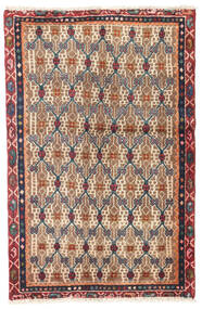 Tappeto Orientale Hamadan 79X121 Marrone/Beige (Lana, Persia/Iran)