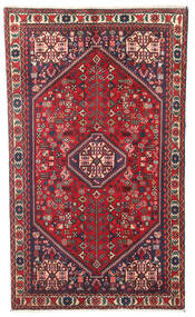  Abadeh Teppich 88X150 Persischer Wollteppich Rot/Dunkelgrau Klein Carpetvista
