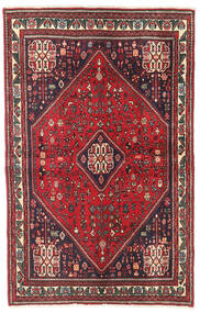 Dywan Abadeh 104X163 Czerwony/Ciemnoczerwony (Wełna, Persja/Iran)