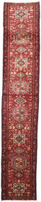 Tapis Persan Heriz 81X432 De Couloir Rouge/Rouge Foncé (Laine, Perse/Iran)